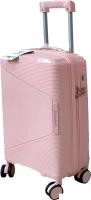 Чемодан-спиннер DoubleW 088 (S, пудровый)