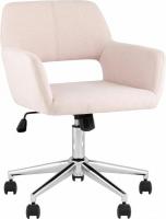 Офисное кресло Stool Group Ross Chrome 50-19 (рогожка, светло-розовый)