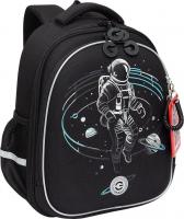 Школьный рюкзак Grizzly RAz-587-6 (черный/серый)