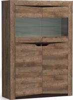 Шкаф-купе Олмеко Лючия 33.15 (кейптаун/венге/белый)