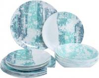 Набор тарелок Luminarc Diwali Acctit Turquoise V9710 (18пр)