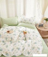 Постельное белье Реноме Евро Темно-синяя коллекция ПП 7434 (сатин)