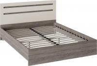 Кровать Трия Фьюжн 200х160 (бежевый/дуб сонома трюфель)