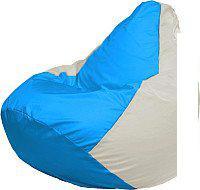 Кресло-мешок Flagman Груша Мега XXXL Г3.1-282 (голубой/белый)