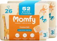 Трусики-подгузники Momfy 3 размер М (2x26шт)