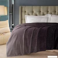 Плед Karven Фланель Евро PL 010 PRINT JACQAURD v1/Coffee