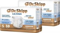Подгузники для взрослых Dr.Skipp Ultra S (2x30шт)