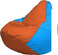 Кресло-мешок Flagman Груша Мега XXXL Г3.1-220 (оранжевый/голубой)