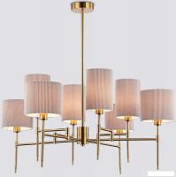 Подвесная люстра Ambrella LH72383/8 BS/GR (латунь/серый)