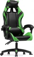 Игровое (геймерское) кресло Woodville Rodas (черный/зеленый)