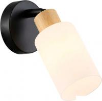 Спот Ambrella TR8720 BK/WD (черный/дерево)