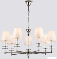 Подвесная люстра Ambrella LH71003/7 BN/WH (никель/белый)