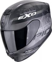 Мотошлем Scorpion Exo Exo-391 Ava (р. S, черный матовый/серебристый/белый)