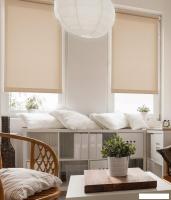 Рулонные шторы Delfa Сантайм Уни СРШ-03Д130 (180x170, песок)