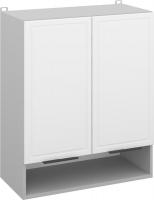Шкаф навесной Arvento Корнелия Флок-плюс ВШ60п (белый софт)