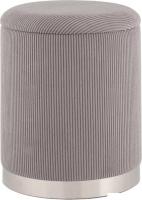 Пуфик Stool Group Эмили 19A205CG-17 (серебро/вельвет серый)