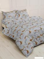 Постельное белье Реноме 2сп с Евро простыней Шуя 213521 (бязь)