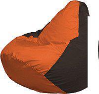 Кресло-мешок Flagman Груша Мега XXXL Г3.1-218 (оранжевый/коричневый)