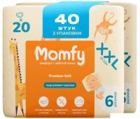 Трусики-подгузники Momfy 6 размер XXL (2x20шт)