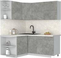 Кухонный модуль Интерлиния Мила Матте 1.5x1.8 А (керамика/керамика/опал светлый)