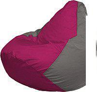 Кресло-мешок Flagman Груша Мега XXXL Г3.1-374 (фуксия/серый)