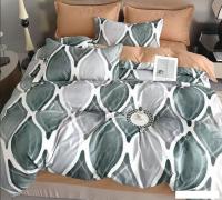 Постельное белье Реноме 1.5сп Оливковая коллекция УУ 6894 (поплин)