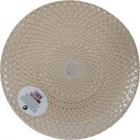 Тарелка обеденная Akcam Золотое кружево 17291/G (28см, серебристый)