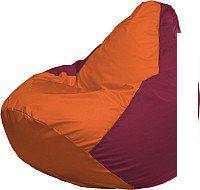 Кресло-мешок Flagman Груша Мега XXXL Г3.1-222 (оранжевый/бордовый)
