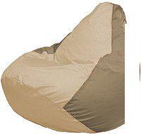 Кресло-мешок Flagman Груша Мега XXXL Г3.1-136 (светло-бежевый/темно-бежевый)