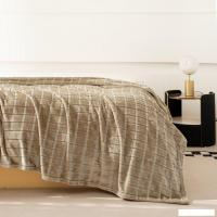 Плед Karven Фланель 1.5сп PL015 CUTTING v8/Coffee