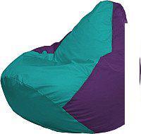 Кресло-мешок Flagman Груша Мега XXXL Г3.1-285 (бирюзовый/фиолетовый)