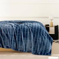 Плед Karven Фланель Евро PL016 CUTTING v4/Blue