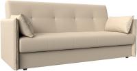 Диван Лига диванов Лига-018 117883 (экокожа бежевый)