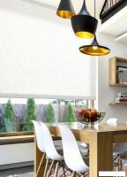 Рулонные шторы Delfa Сантайм Марс Жаккард СРШ-03Д 27011 (120x170, белый)