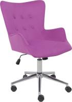 Офисное кресло AksHome Bella Chrome Velluto 41 (велюр/фиолетовый)
