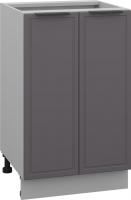 Шкаф напольный Arvento Корнелия Флок-плюс НШ50р без столешницы (графит софт)