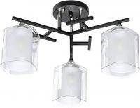 Люстра средней высоты Aitin Pro НПБ 02-3x60-101 5019/3 (черный/хром)