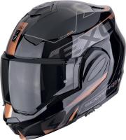 Мотошлем Scorpion Exo Exo-Tech Evo Traveller (р. XL, черный/медный)