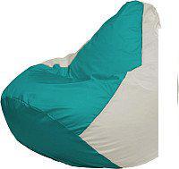 Кресло-мешок Flagman Груша Мега XXXL Г3.1-315 (бирюзовый/белый)