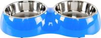 Миски на подставке ZooZooZoo на подставке SWT-6046-450 (синий)