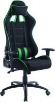Игровое (геймерское) кресло Helmi Target HL-G08 306179 (черный/зеленый)