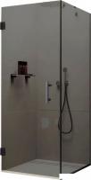 Душевой уголок MaybahGlass MGY-1309-6 (графитовое стекло/черный)