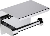 Держатель для туалетной бумаги Aquatek Европа AQ4939CR (с полкой, хром)