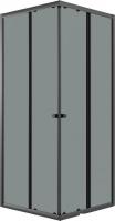 Душевой уголок Niagara Eco NG-1010-14QT 100x100x190 (черный/стекло тонированное)