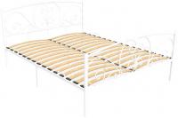 Кровать Князев Мебель Нимфея НЯ.140.190.Б (белый муар)