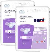 Подгузники для взрослых Seni Super Plus Large (2x30шт)