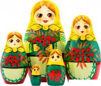 Развивающая игра Брестская Фабрика Сувениров С ягодами рябины (набор 5 шт)