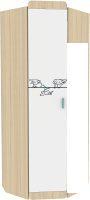 Шкаф распашной Аквилон Кот №3 (туя светлая/белый)