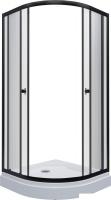 Душевой уголок Triton Альфа-Блэк 100х100 (с поддоном)