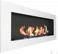 Биокамин ZeFire Elliot 1500 с белой рамкой